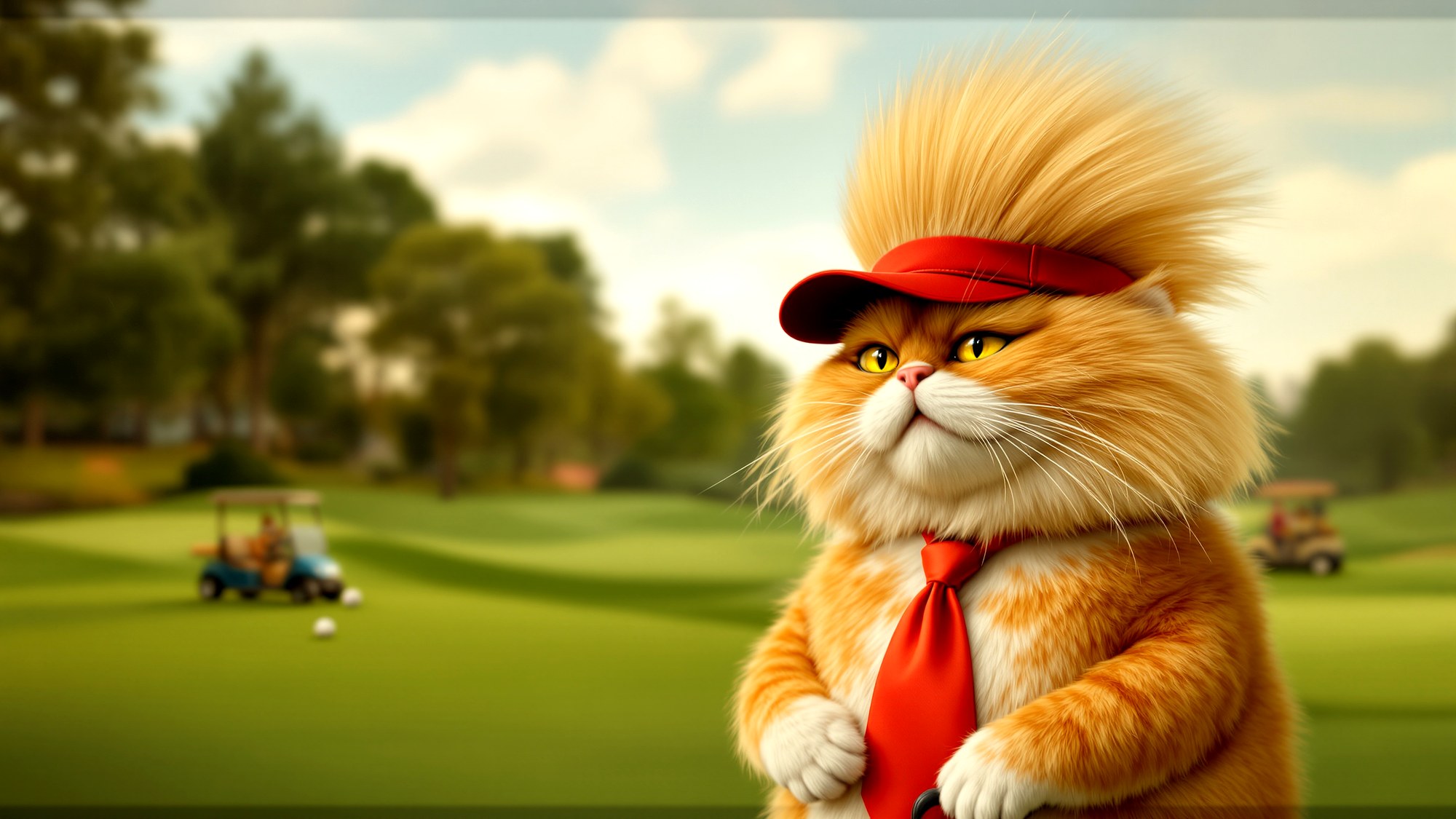 Golf cat
